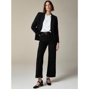 J.Crew Curvy Slim Wide Jean in 1996 semi-stretch Size 27 Black NWOT